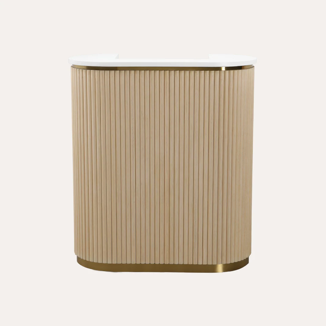 Petite René Tambour Reception Desk - Image 12
