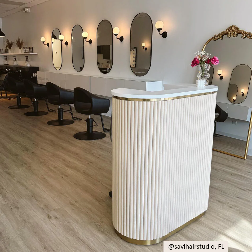 Petite René Tambour Reception Desk - Image 15