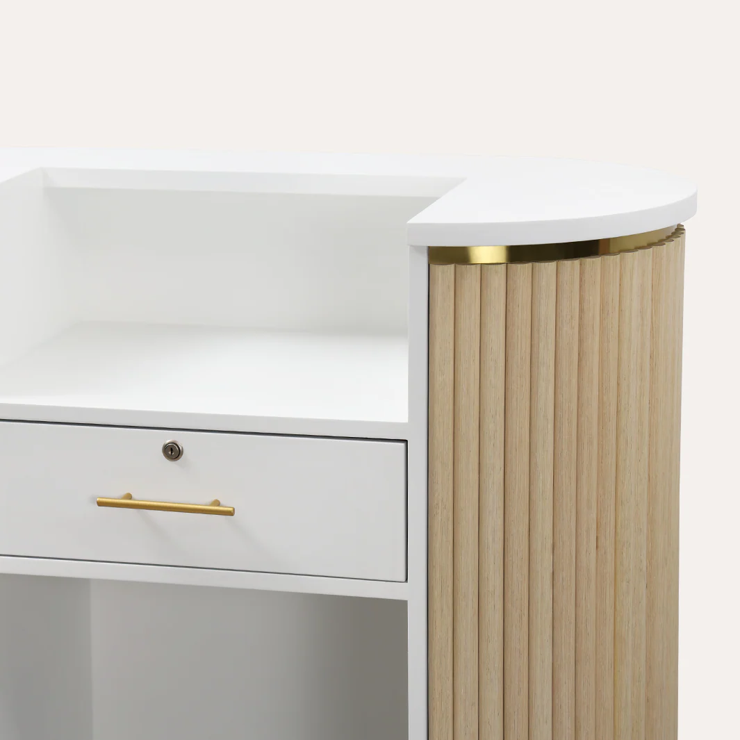Petite René Tambour Reception Desk - Image 16