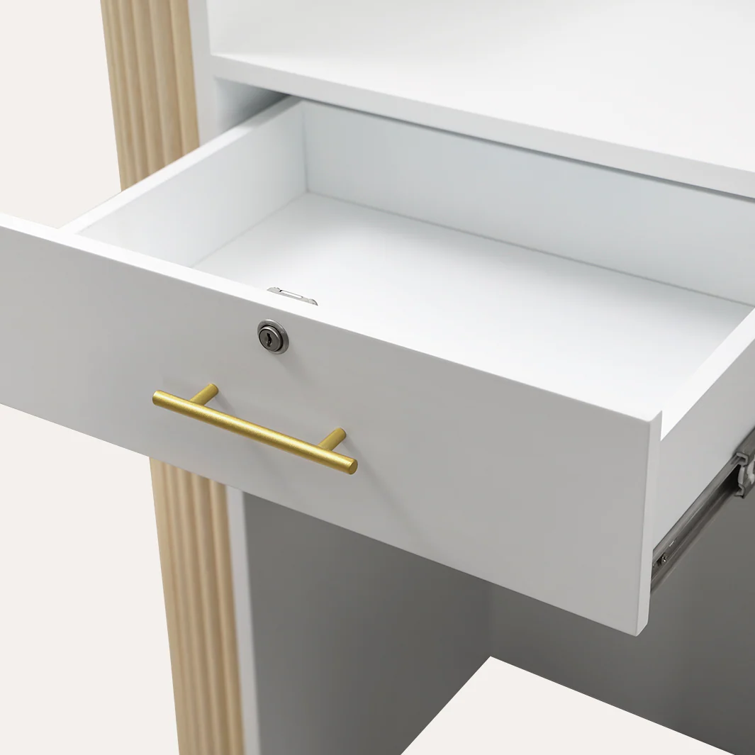 Petite René Tambour Reception Desk - Image 17