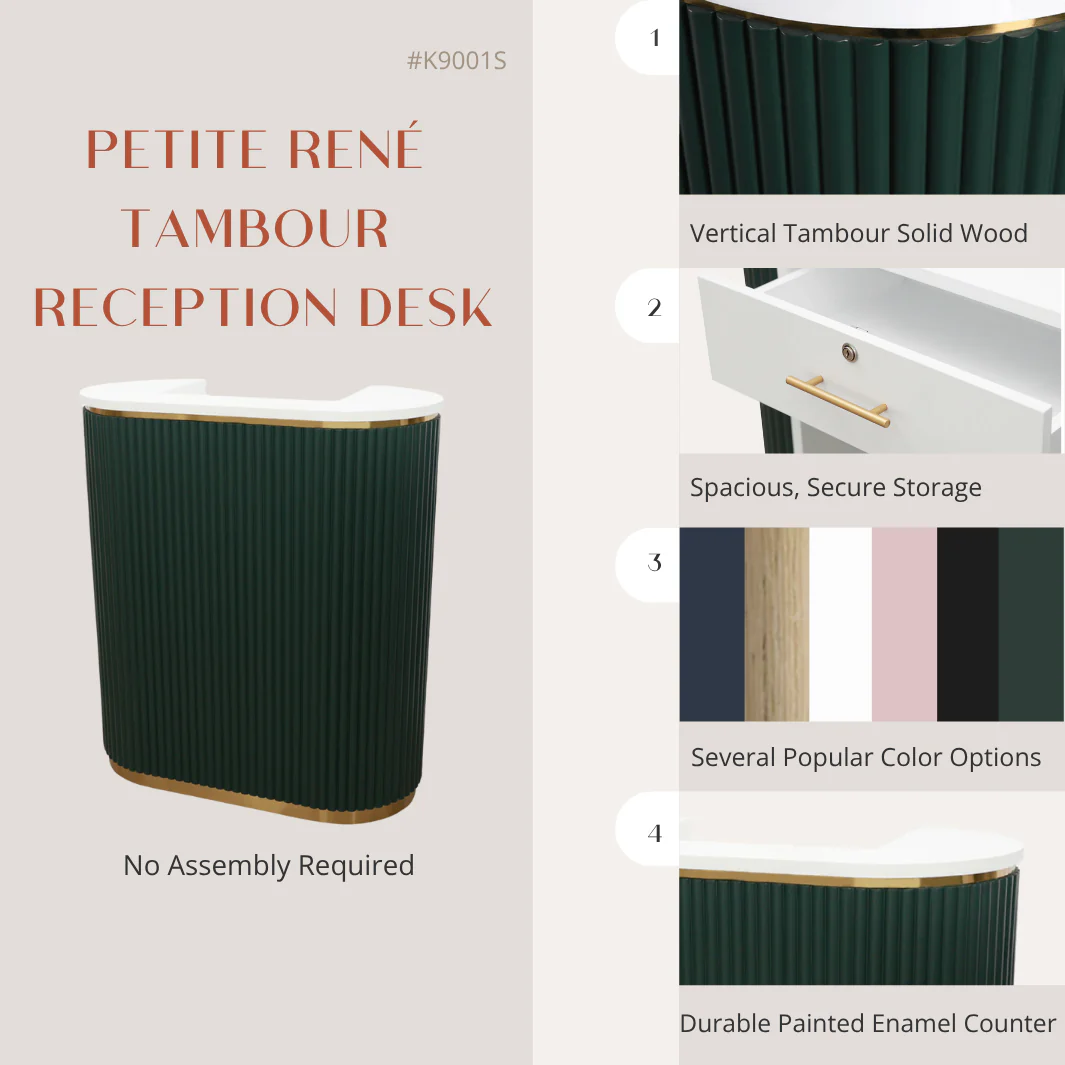 Petite René Tambour Reception Desk - Image 31