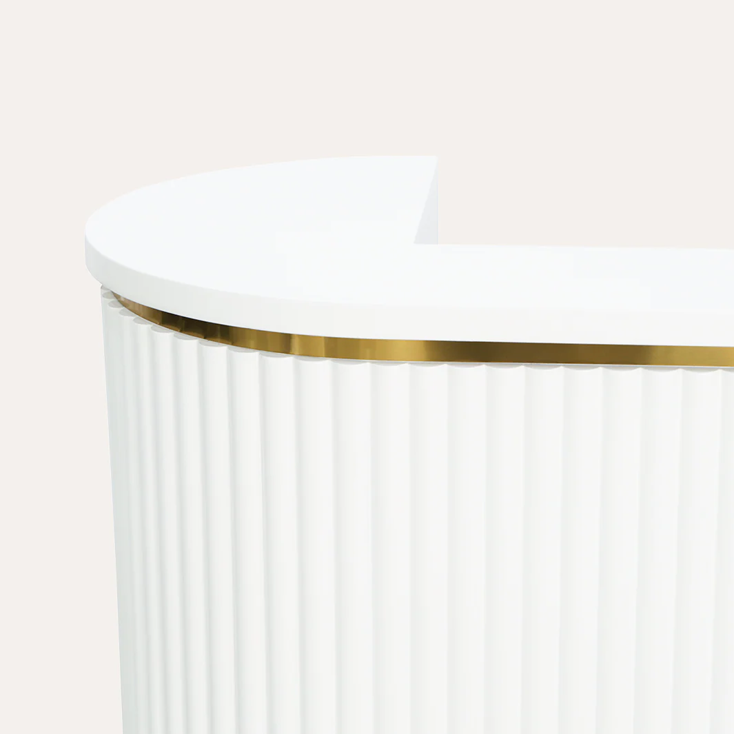 Petite René Tambour Reception Desk - Image 4