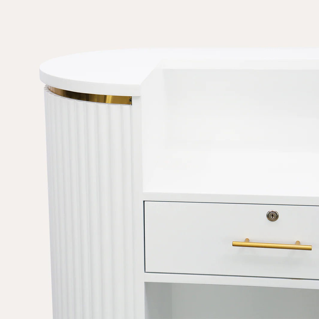 Petite René Tambour Reception Desk - Image 6