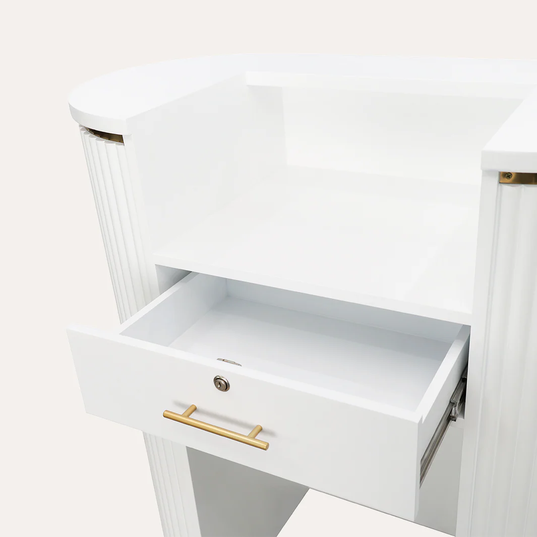 Petite René Tambour Reception Desk - Image 7