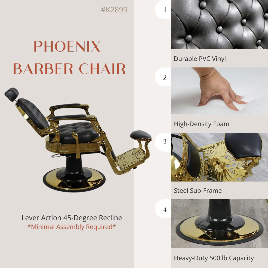 Phoenix Barber Chair - Image 3