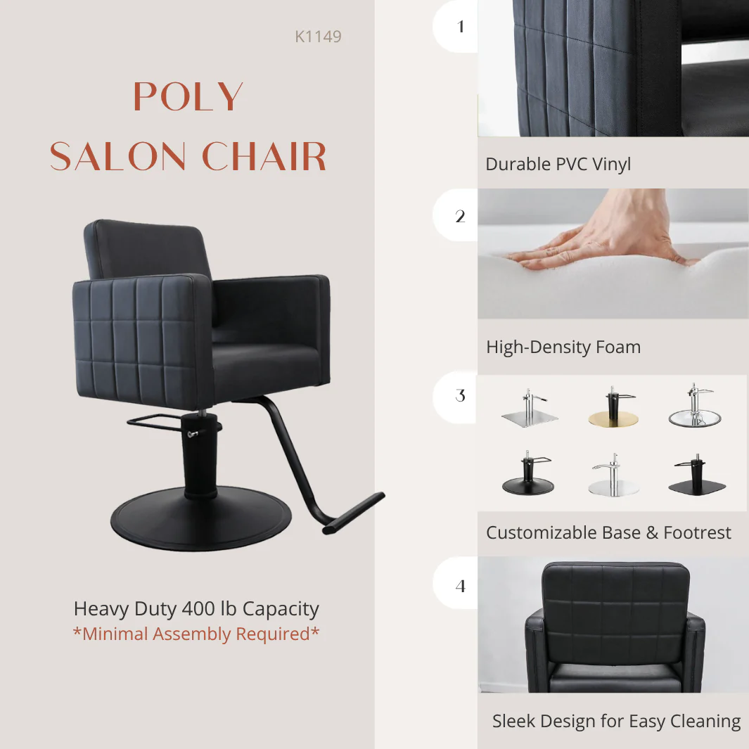 Poly Salon Chair - Image 3