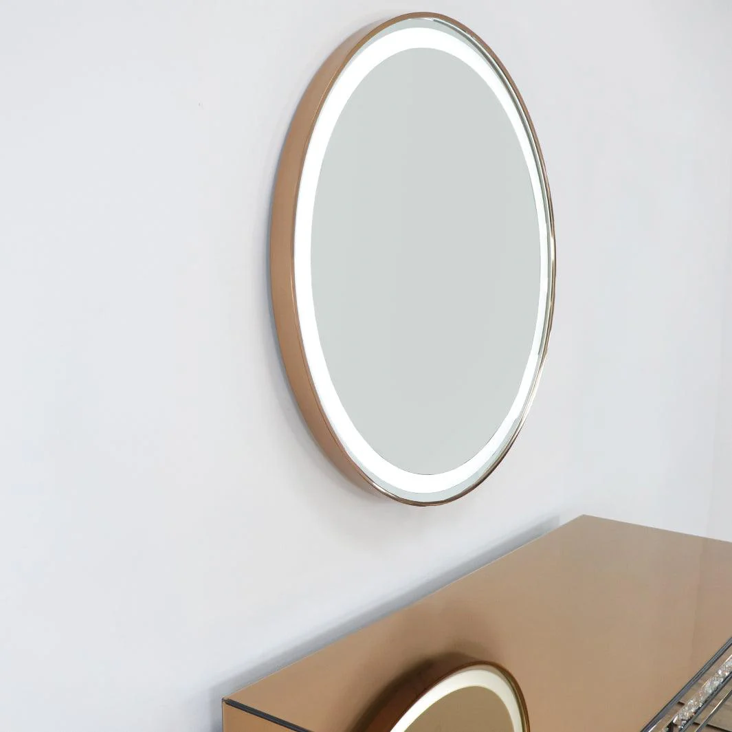 Rose Gold Nova Salon Station and Mirror - Image 11
