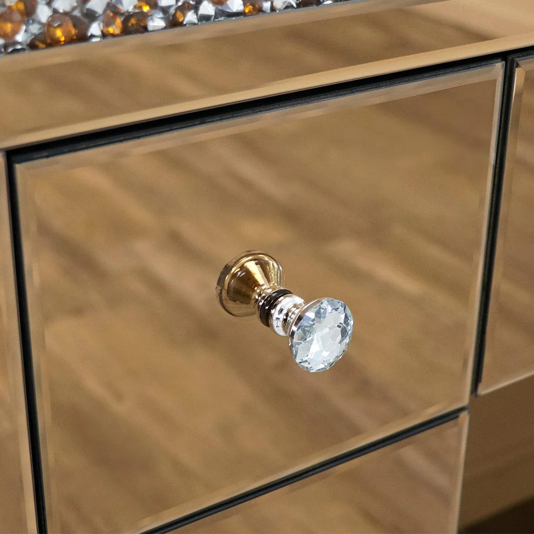 Rose Gold Nova Salon Station and Mirror - Image 7