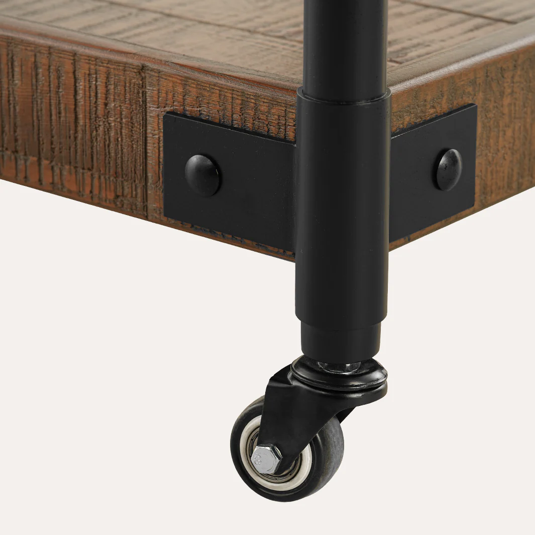 Sierra Reclaimed 3-Tier Rolling Cart - Image 7