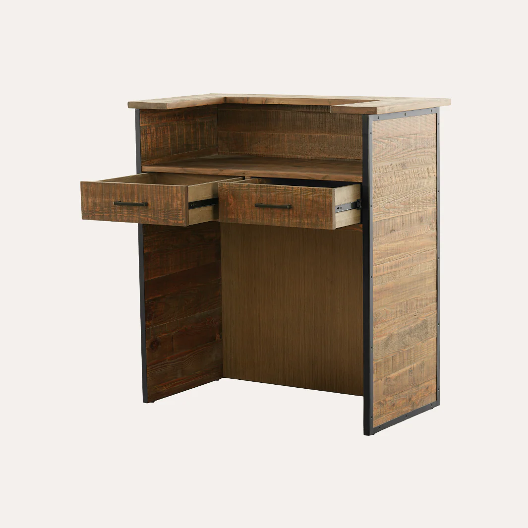 Sierra Reclaimed Reception Desk (Small) - Image 3