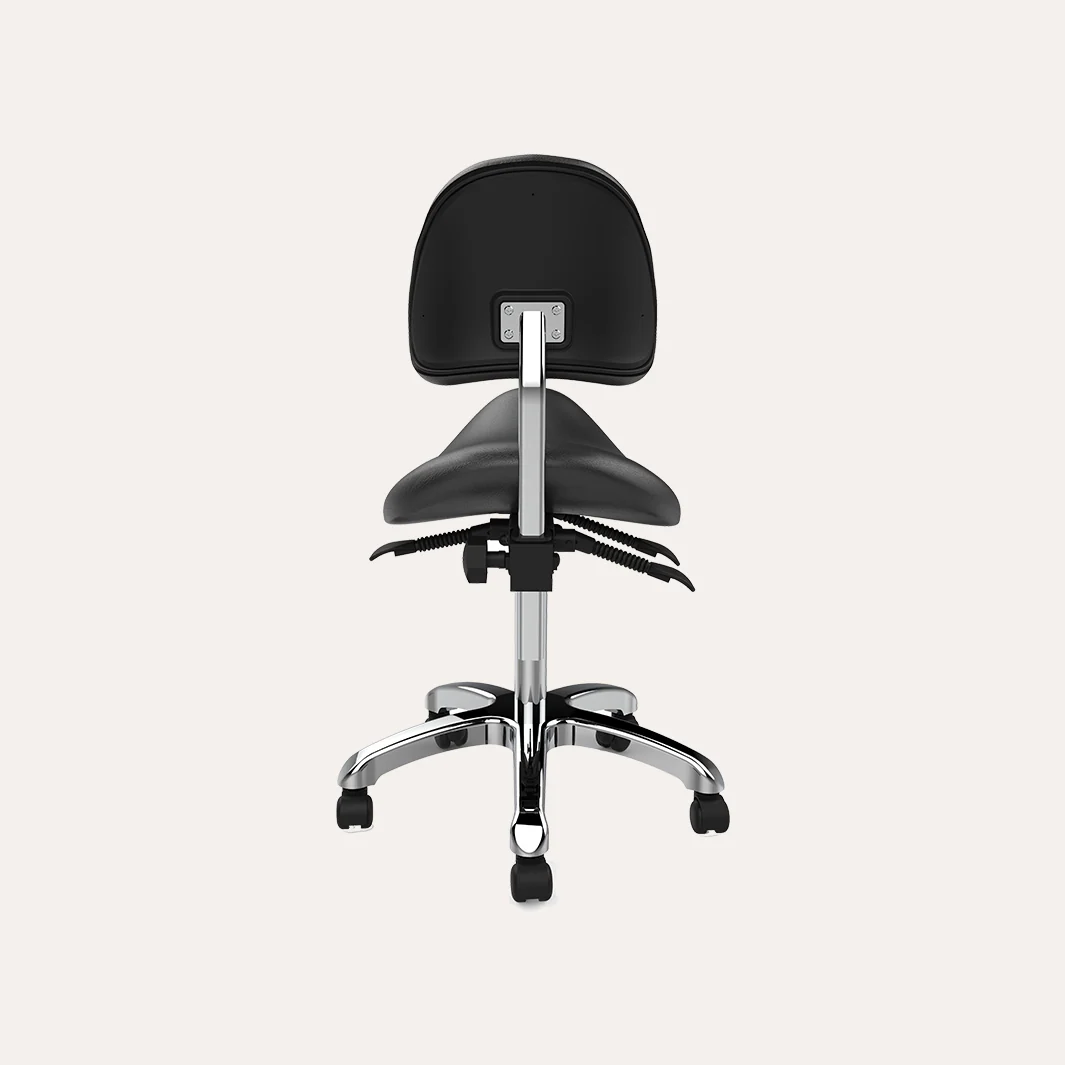 1025A Adjustable Saddle Stool w/ Back - Image 11