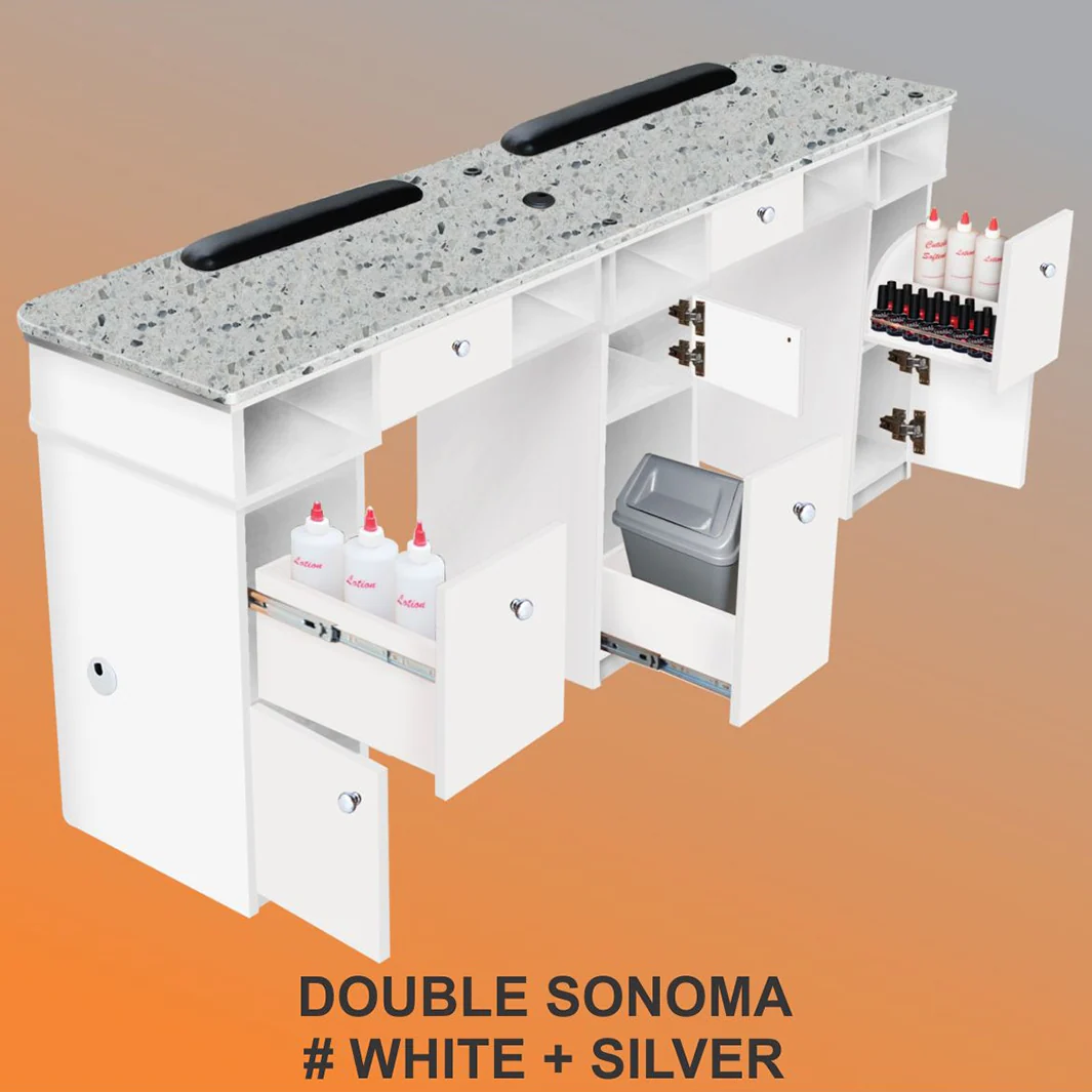 Sonoma Double Manicure Table - Image 3