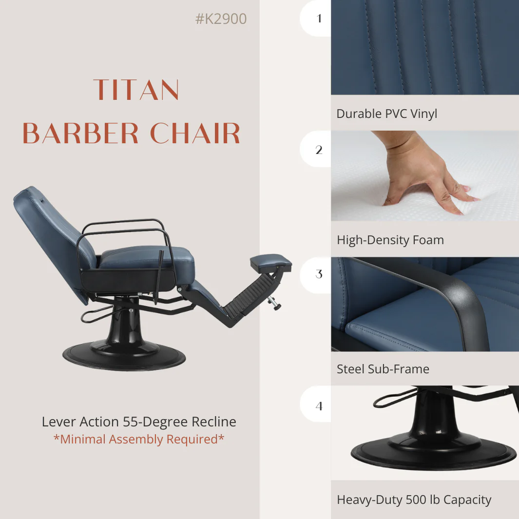 Titan Barber Chair - Image 3