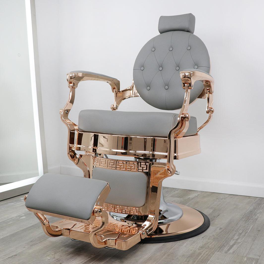 Toronto Rose Gold Barber Chair - Image 15