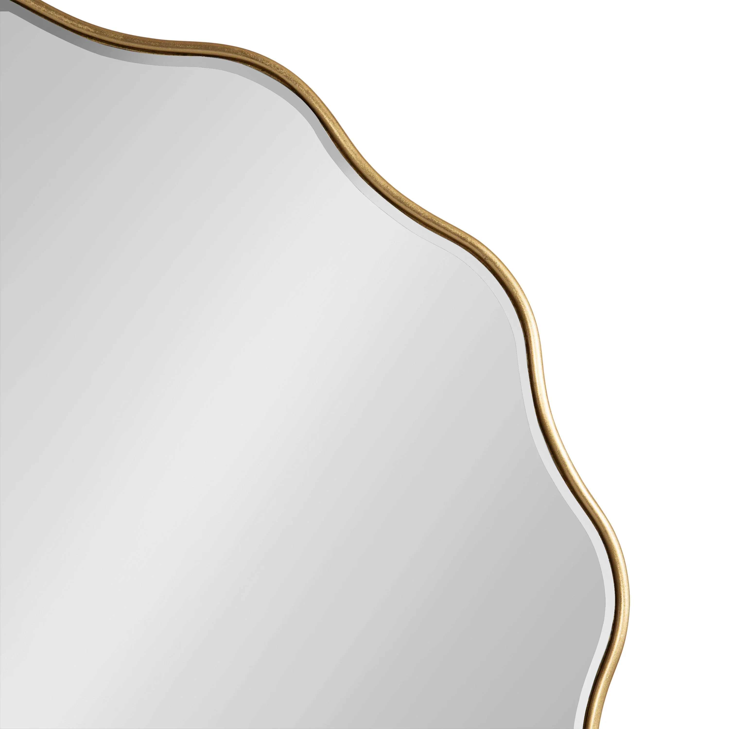 Viona Round Scalloped Mirror - Image 17