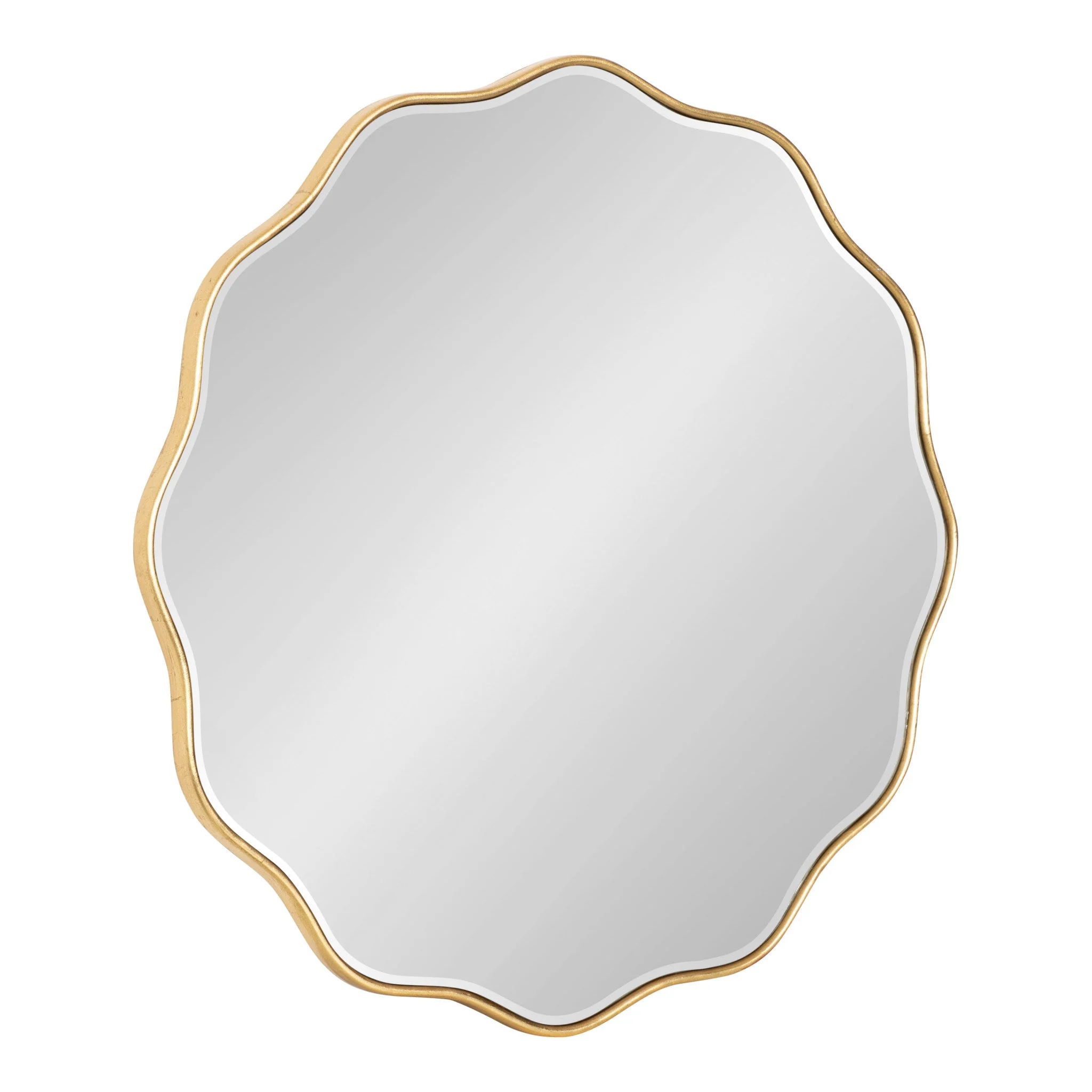 Viona Round Scalloped Mirror - Image 3