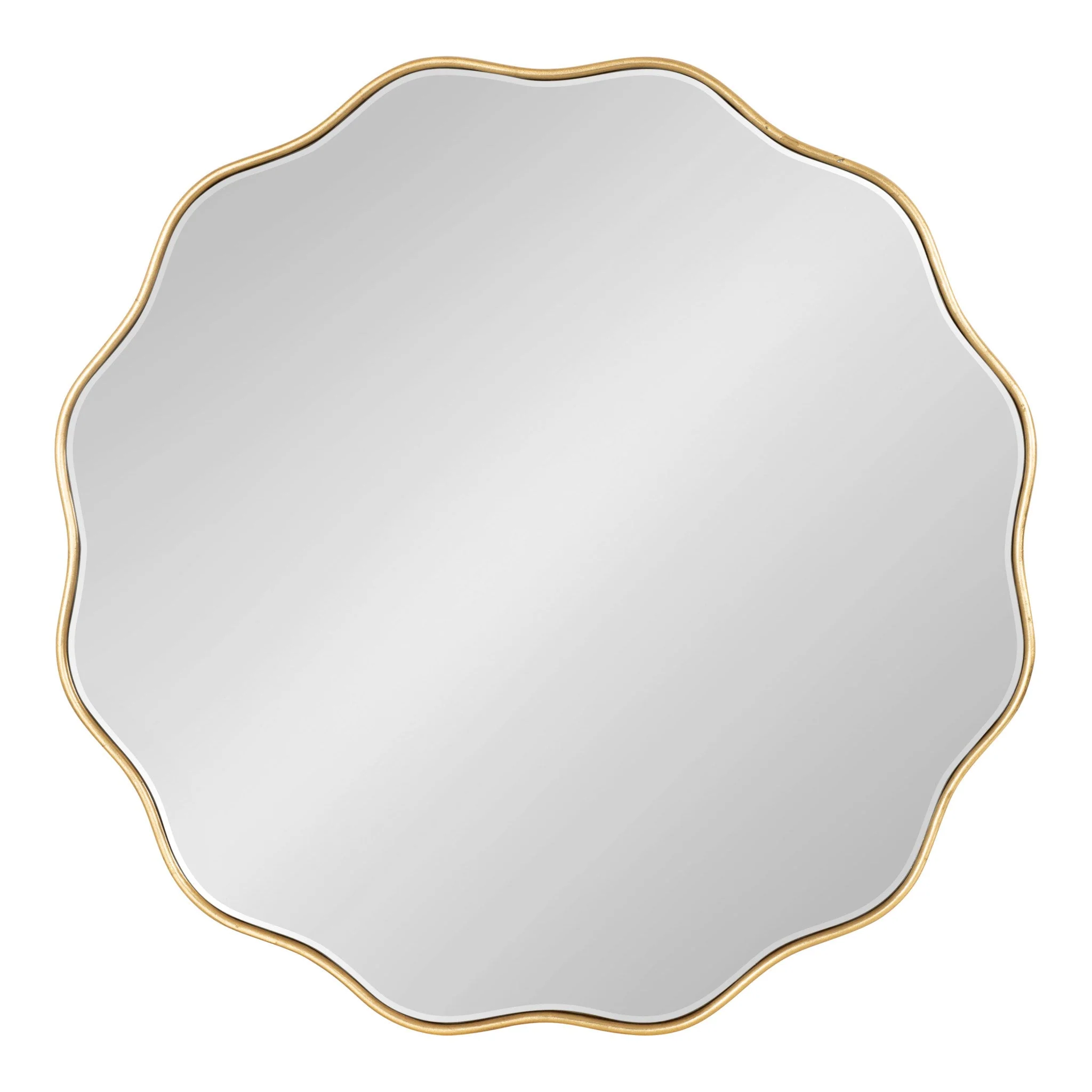 Viona Round Scalloped Mirror - Image 4