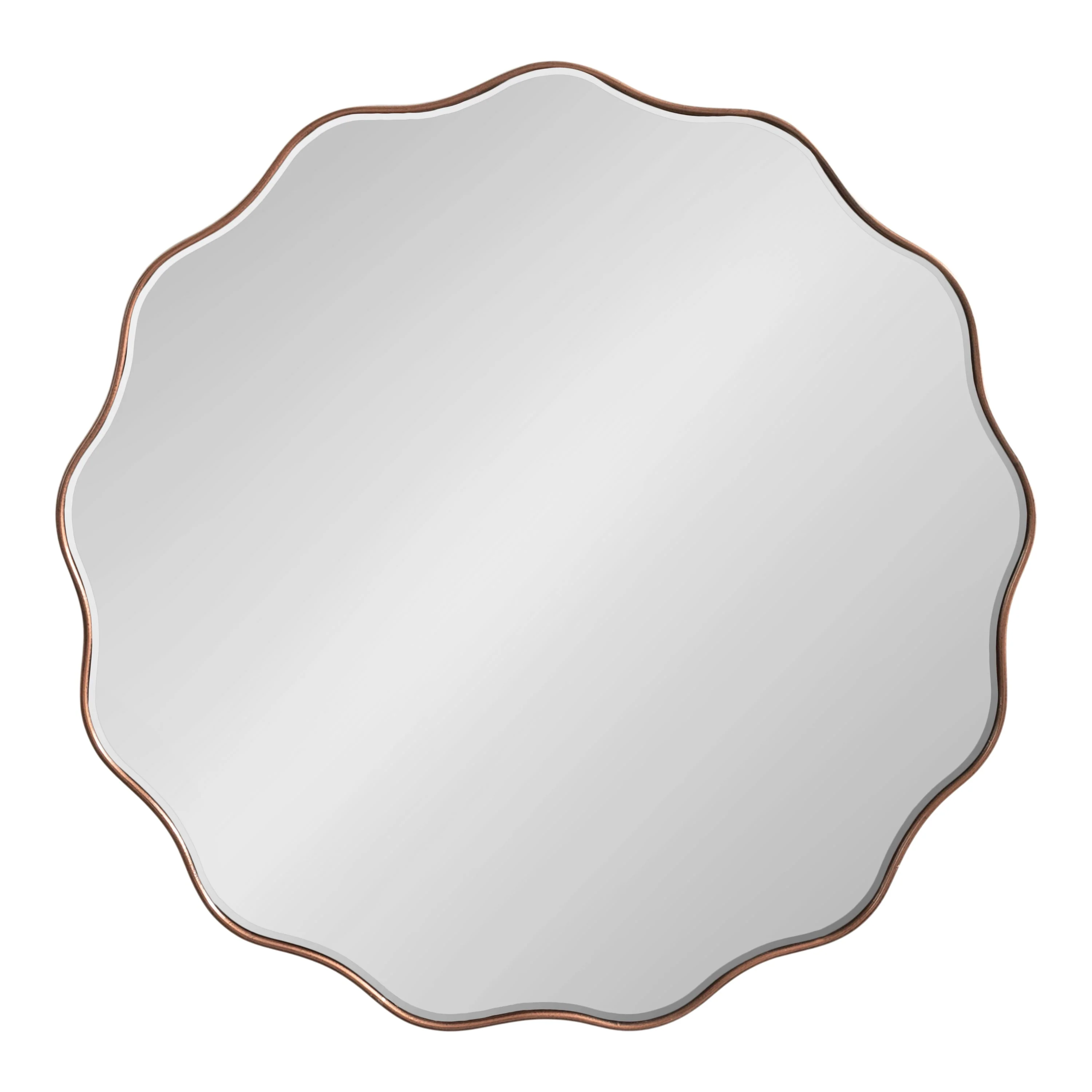 Viona Round Scalloped Mirror - Image 40