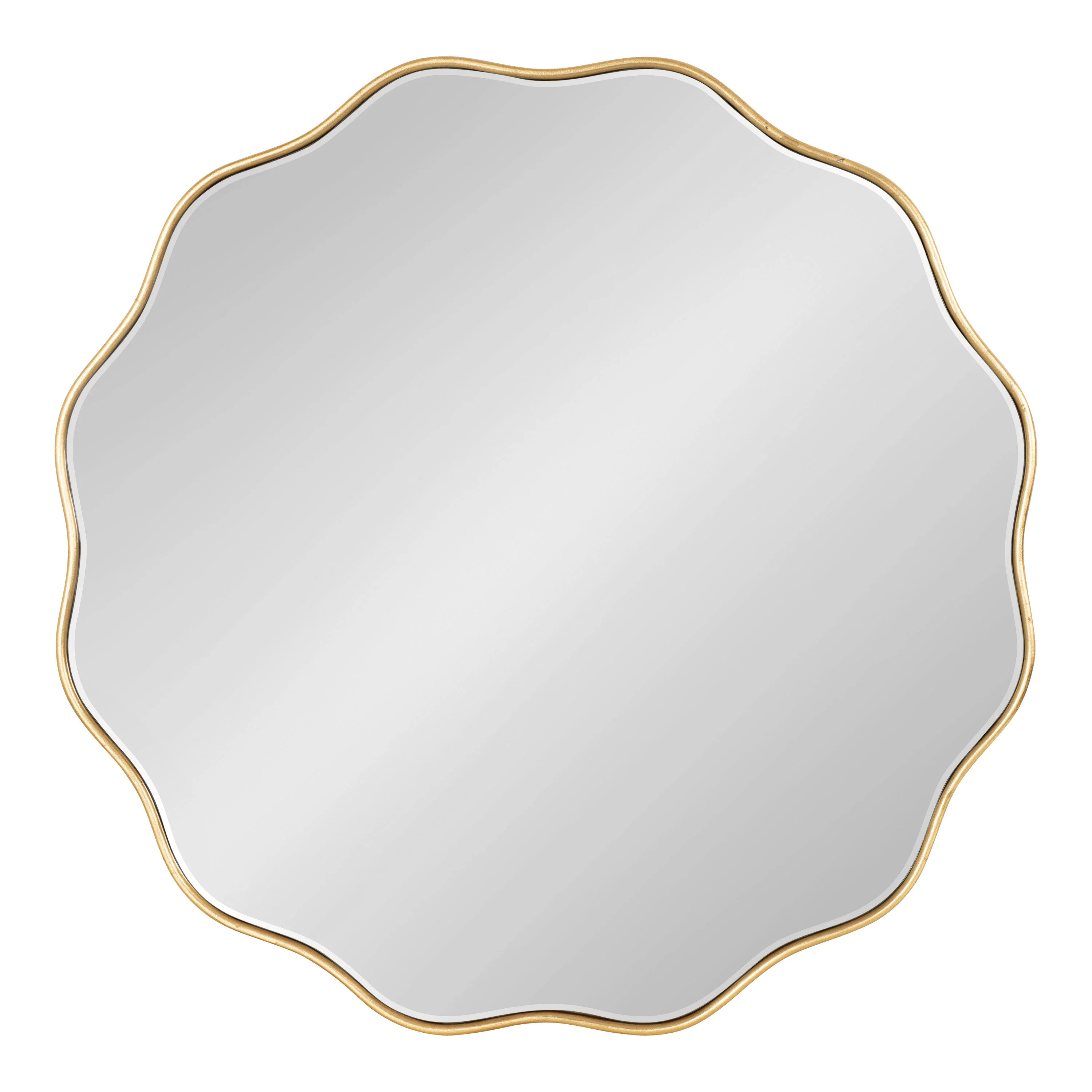 Viona Round Scalloped Mirror - Image 45