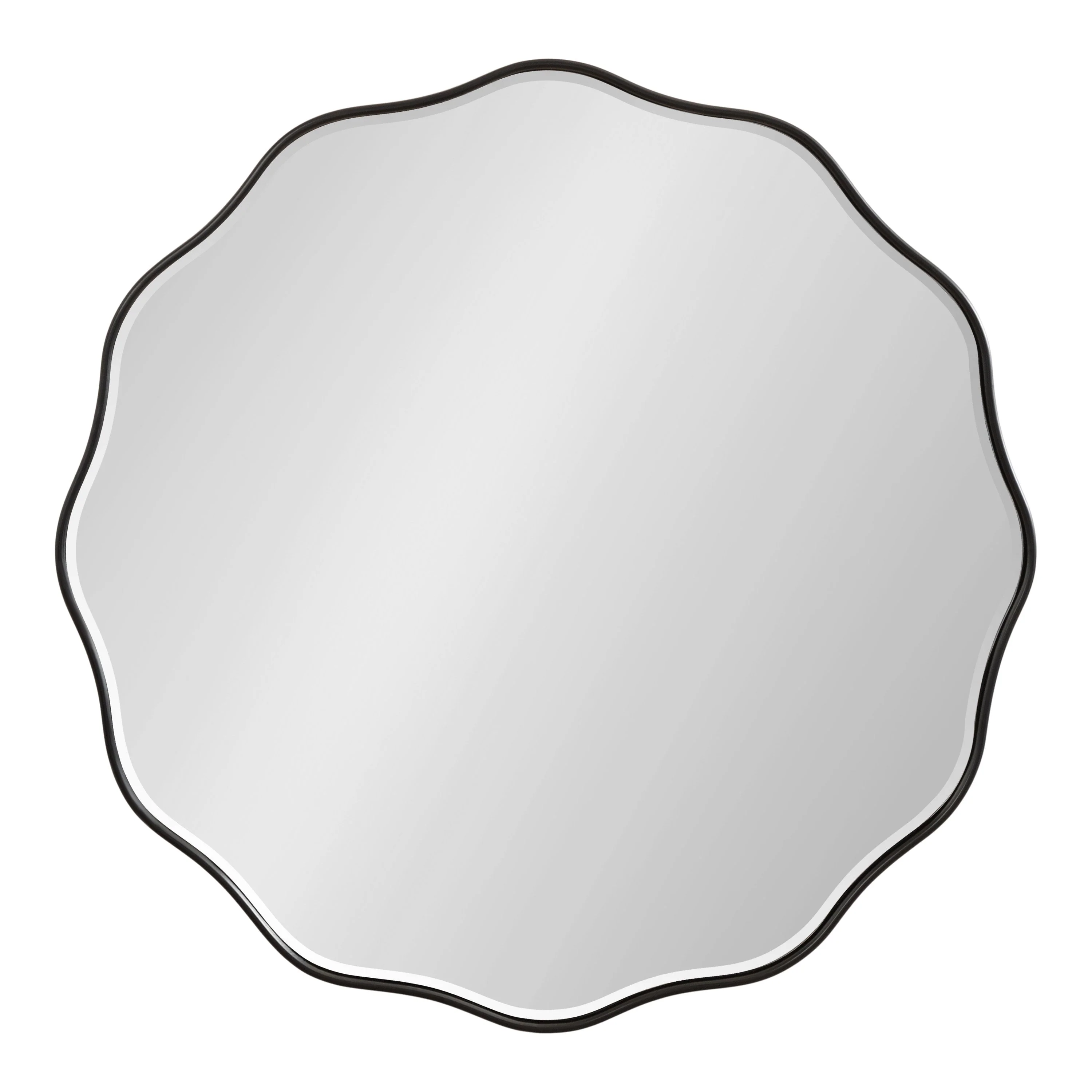 Viona Round Scalloped Mirror - Image 50
