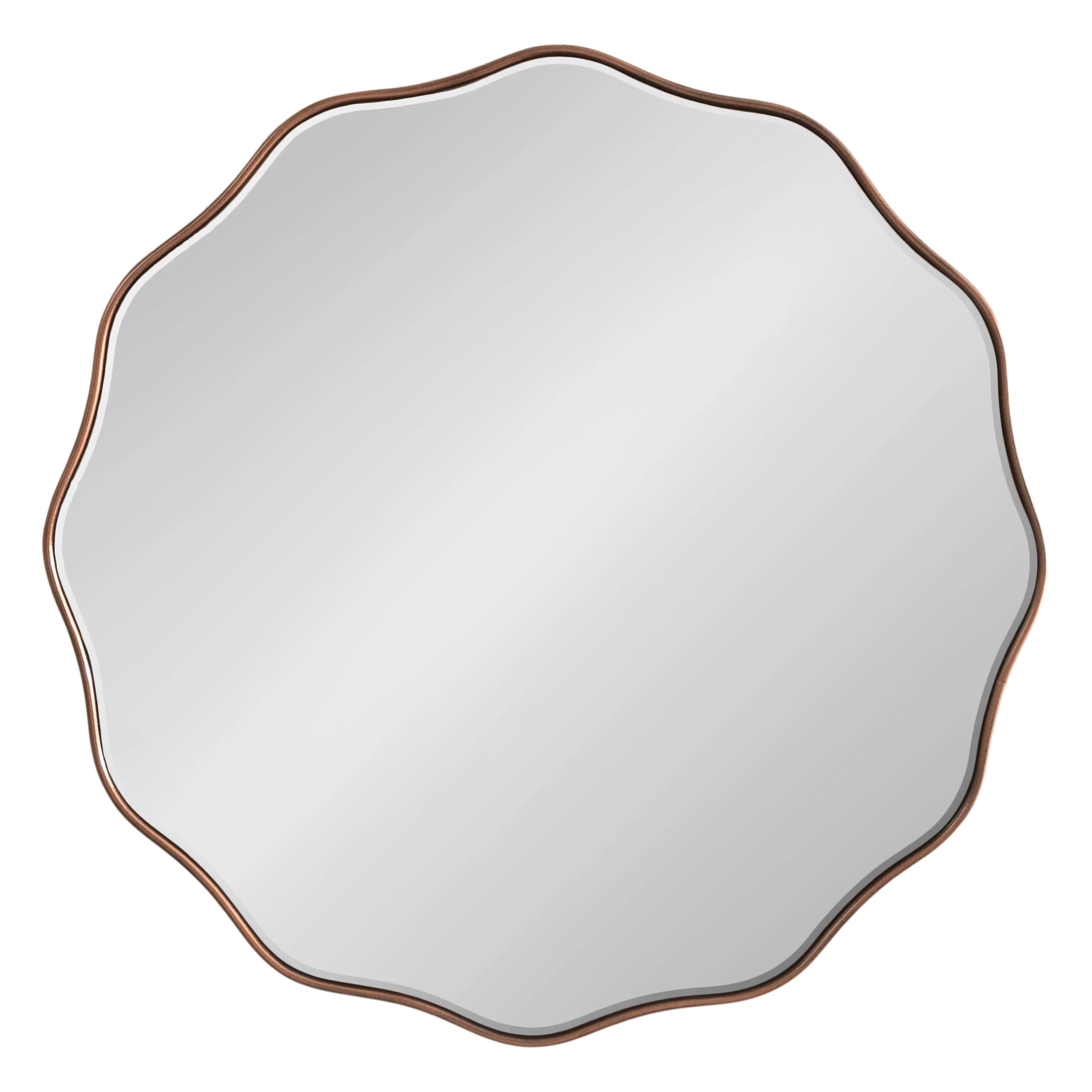 Viona Round Scalloped Mirror - Image 54