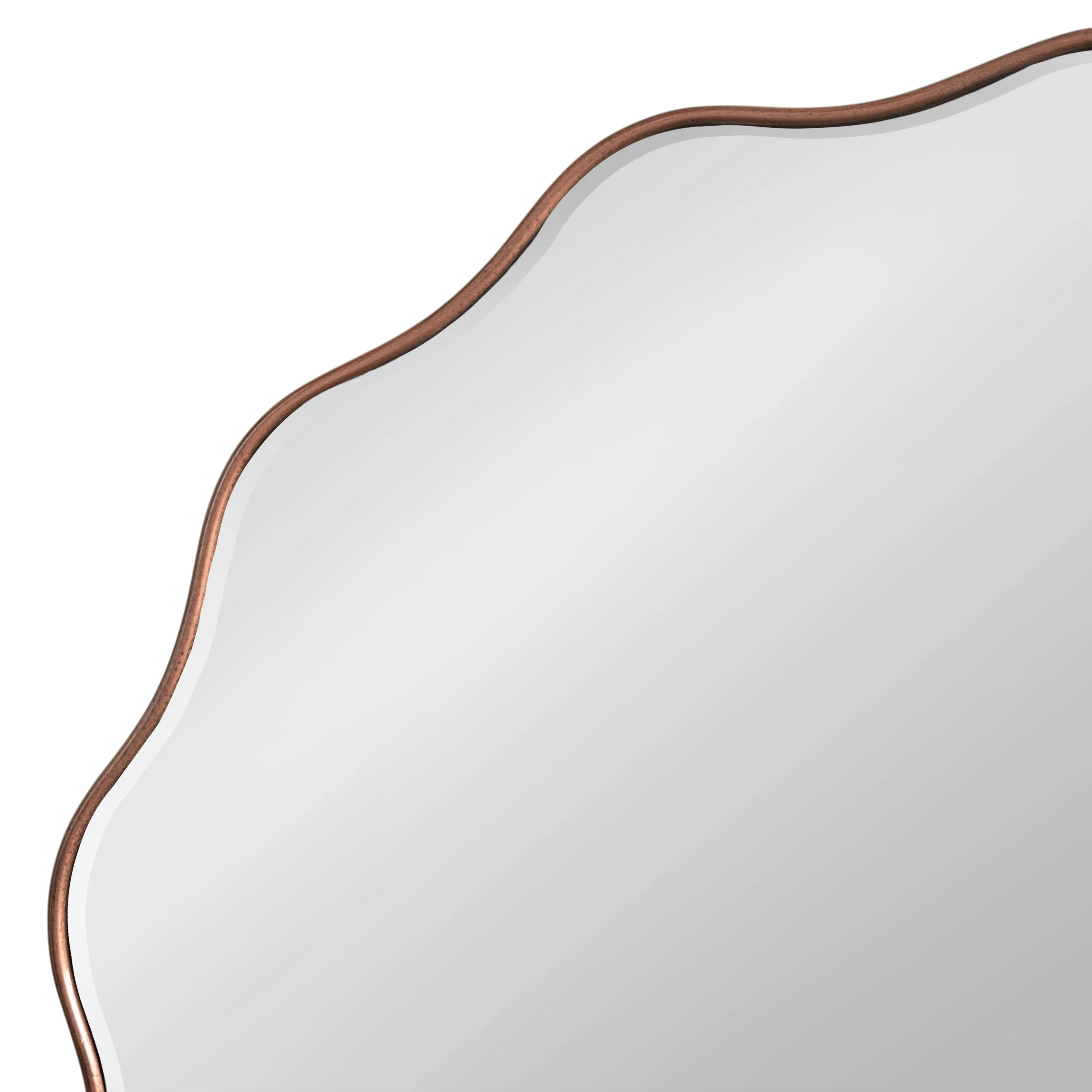 Viona Round Scalloped Mirror - Image 58