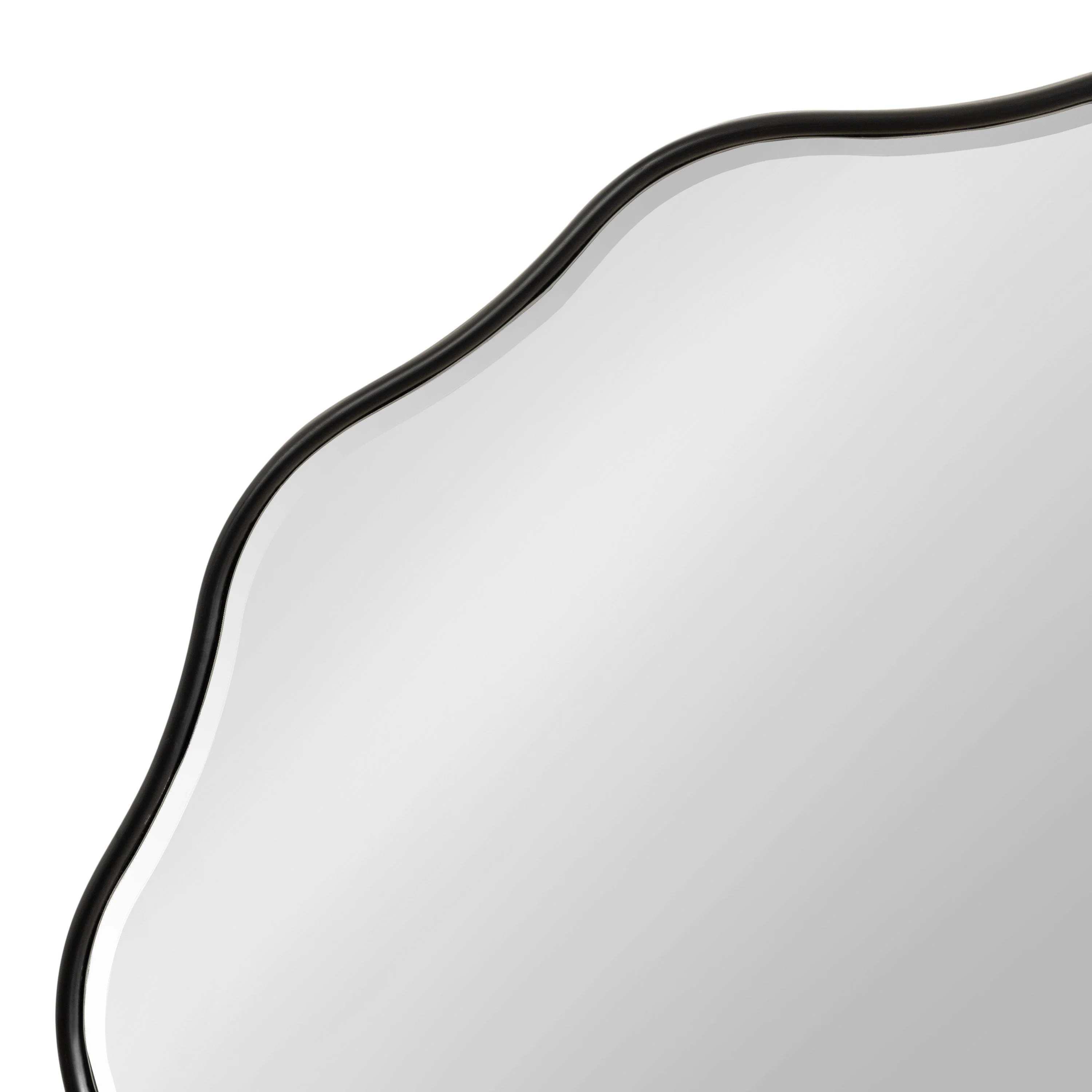 Viona Round Scalloped Mirror - Image 65