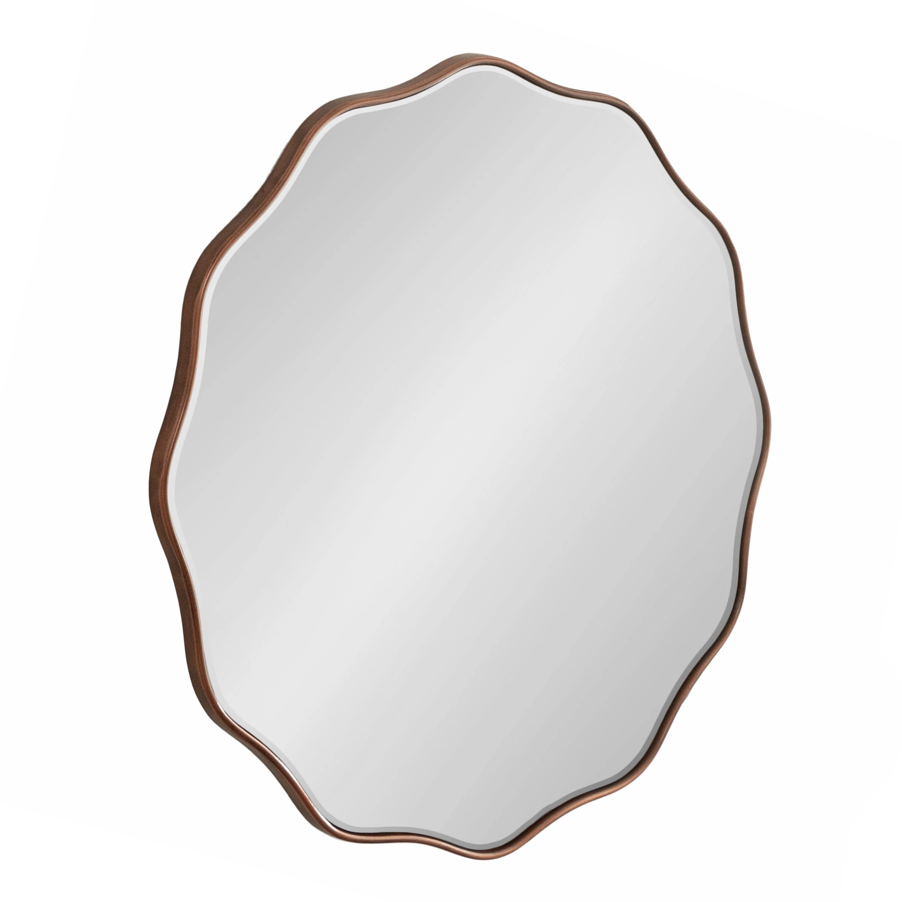 Viona Round Scalloped Mirror - Image 74
