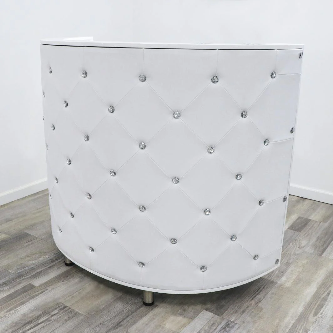 White Glam Reception Desk - Image 6