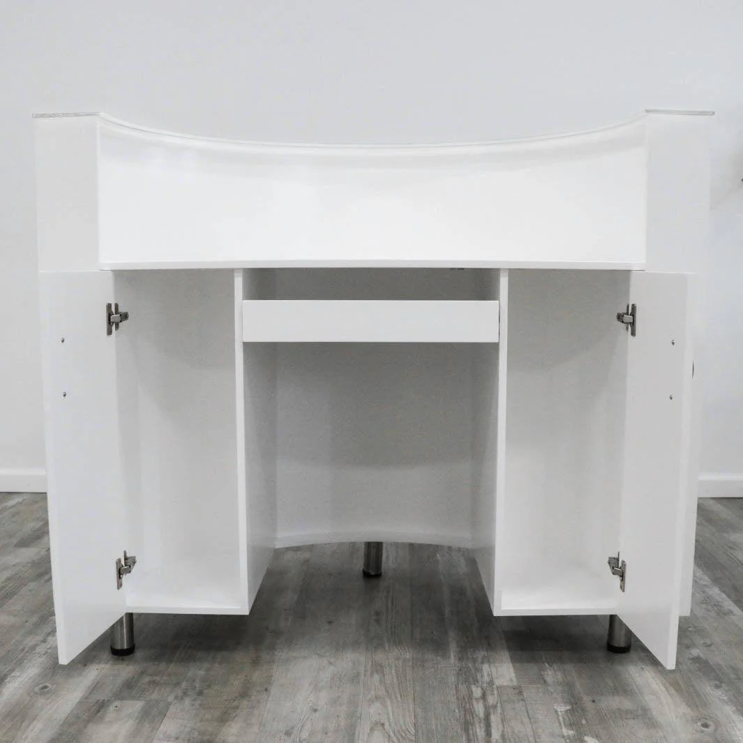 White Glam Reception Desk - Image 7