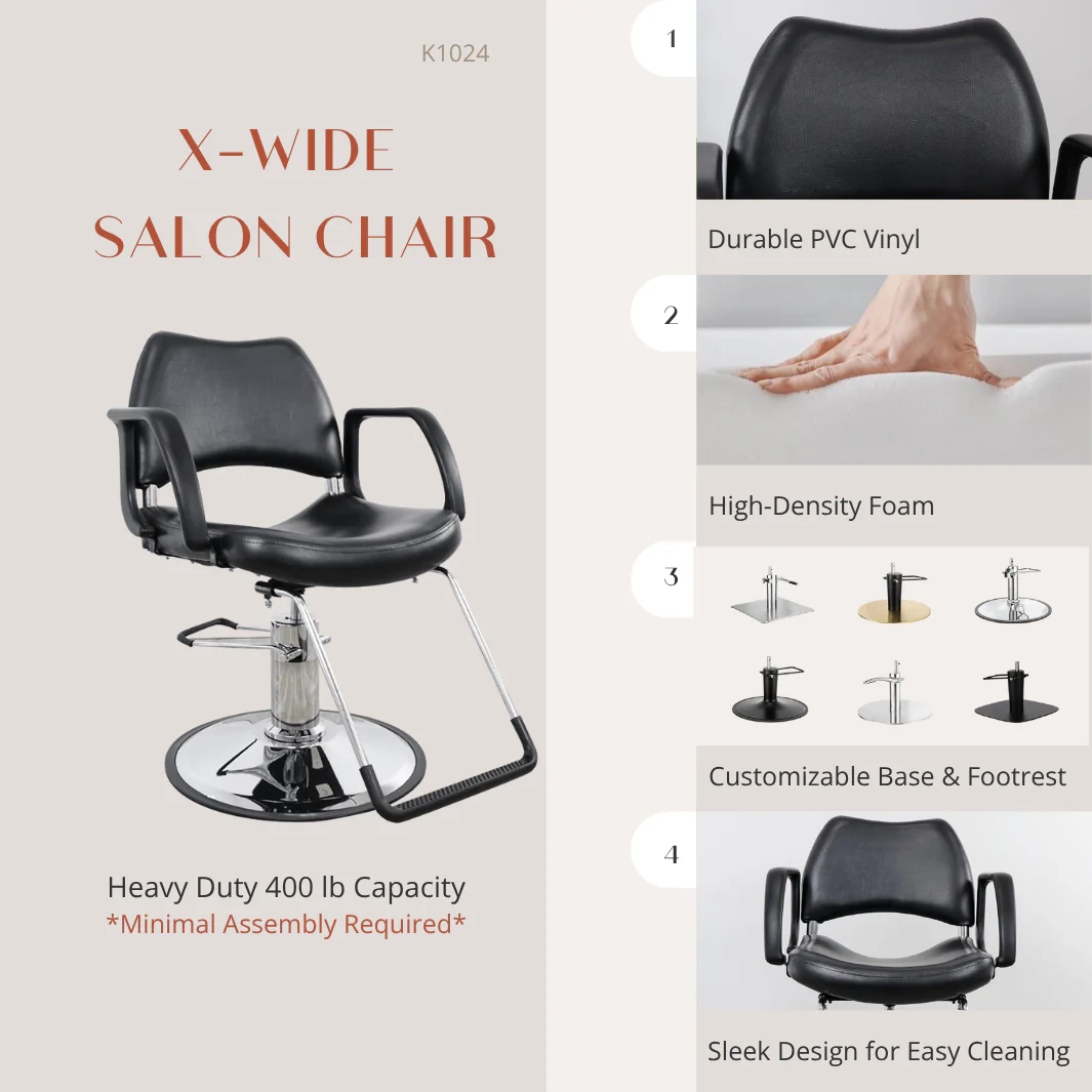 X-Wide Salon Chair - Image 15