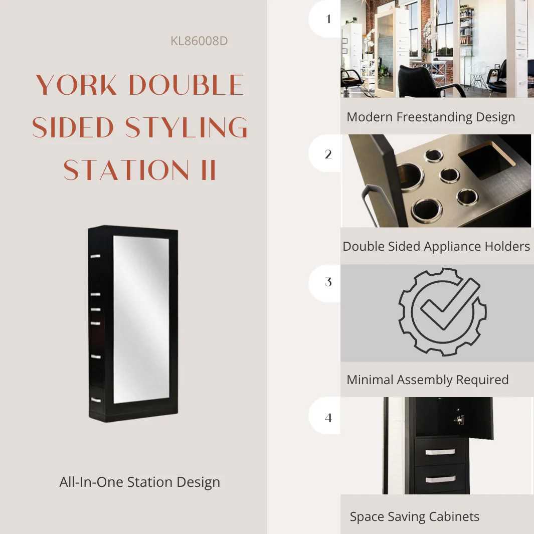 York Double Sided Styling Station II - Image 14