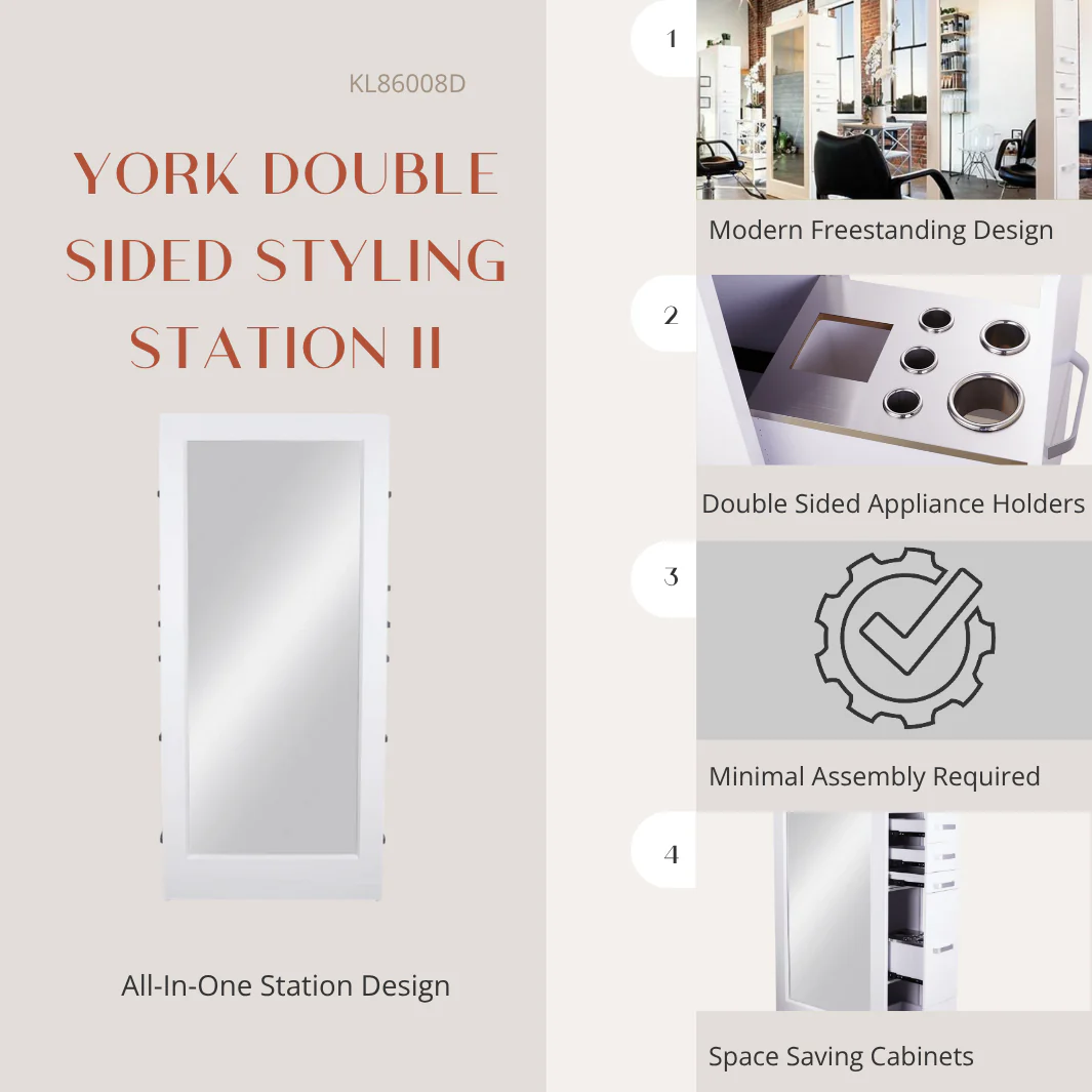 York Double Sided Styling Station II - Image 3